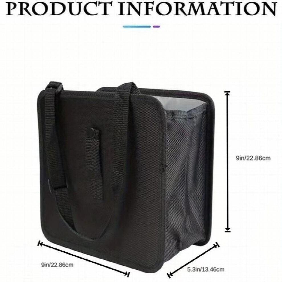 1Pc Car Garbage Bag Storage Bag Seat Back Hanging Garbage Storage Box Waterproof Trash Can Storage Bag 885682447141
