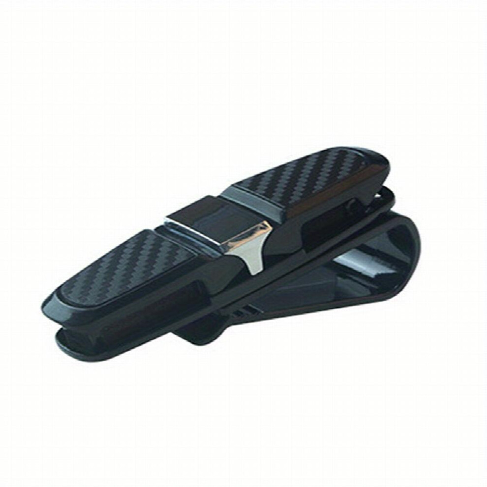 Carbon Fiber Car Glasses Clip Creative Multifunctional Glasses Frame Car Glasses Clip Bill Clip Car Eye Clip 885682447233