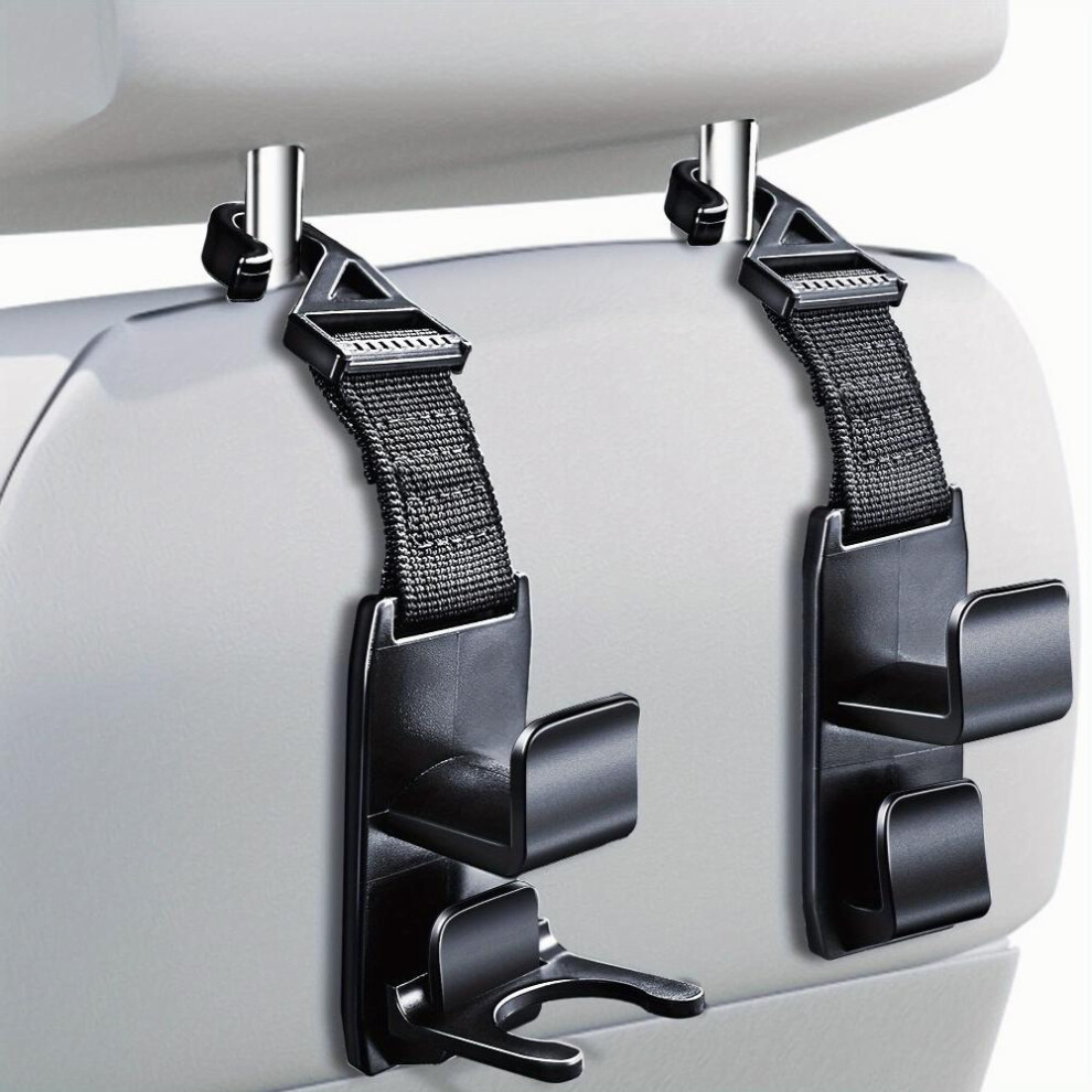 Magic Headrest Hooks For Car Purse Hanger Headrest Hook Holder For Car Seat Organizer Behind Over The Seat Hook Hang Purse Or Bags 885682447356