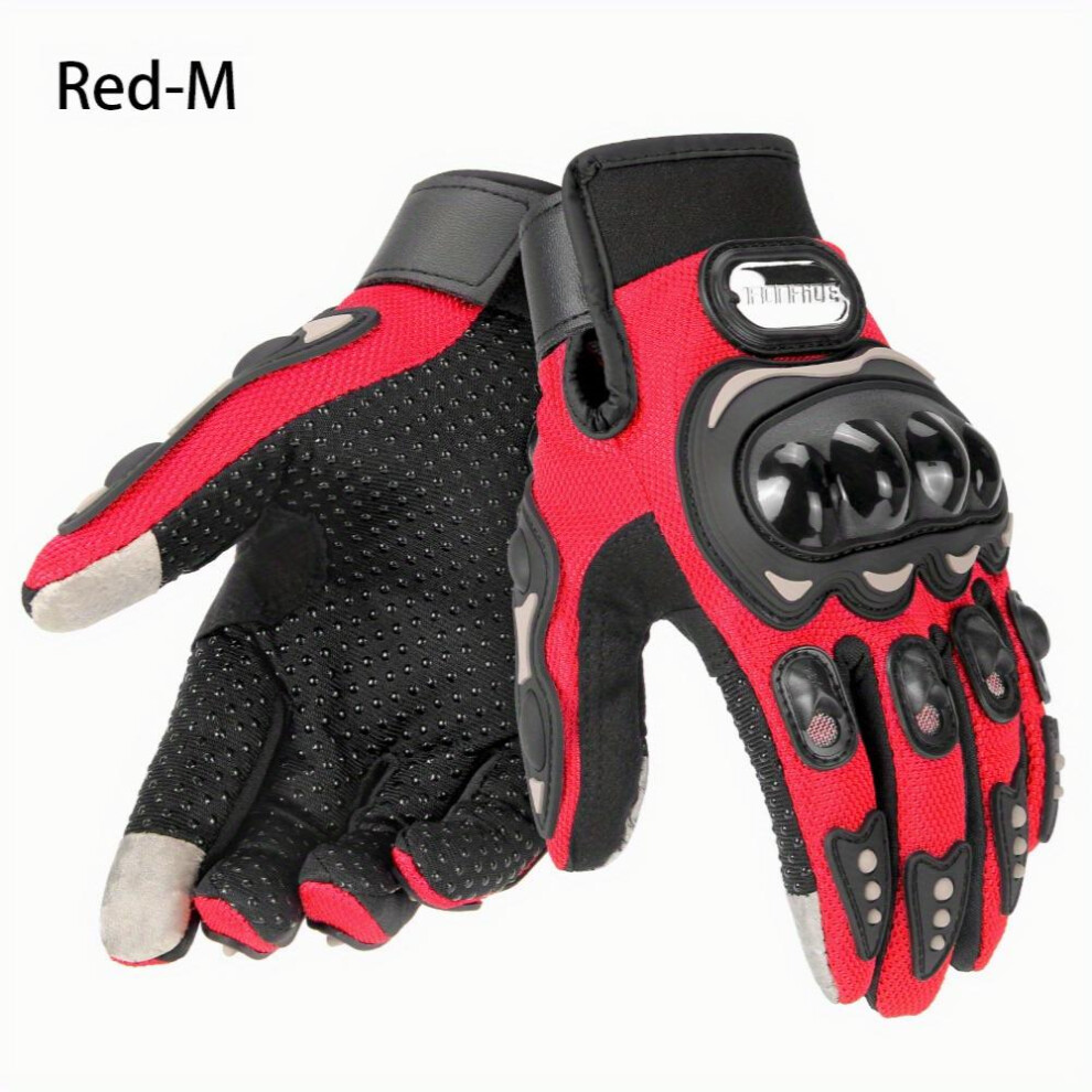 Summe Motorcycle Gloves Racing Breathable Full Finger Protective Touch Screen Guantes Racing Moto Motocross Outdoor Sports Glove 885682447363