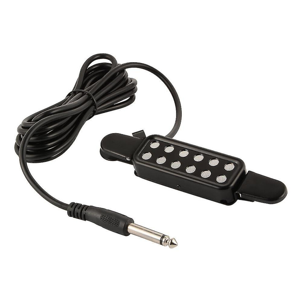 Black Clip-on Acoustic Guitar Pickup