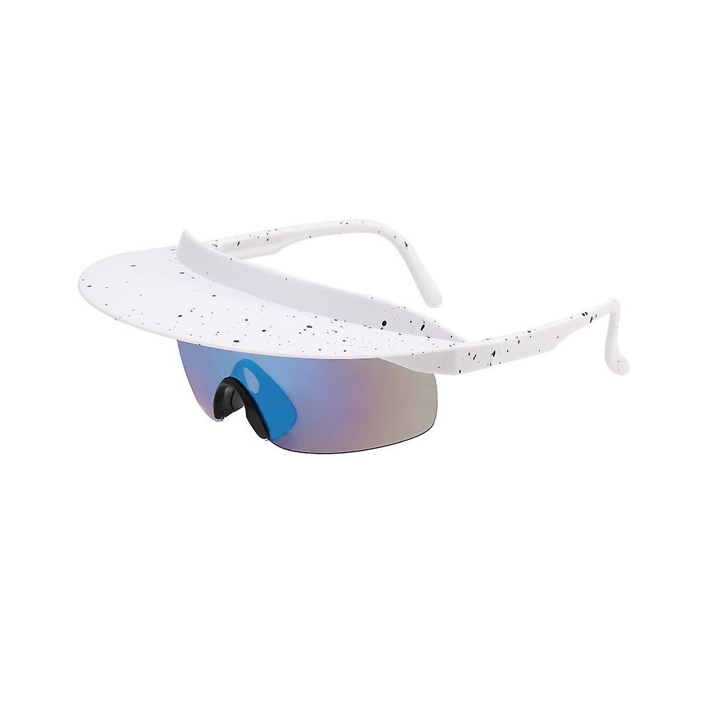 (White) Fashion Sunglasses Cycling Glasses With Brim