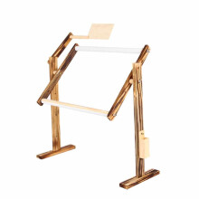 Wood Adjustable Solid Wooden Stand Desktop Cross Stitch Embroidery Frame