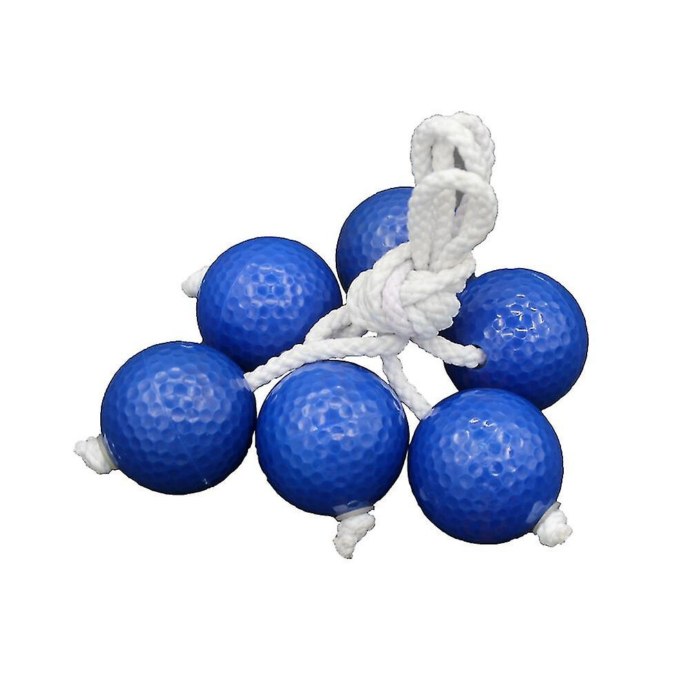 (Blue) Ladder Ball Toss Game W/ 6 Balls Indoor/Outdoor Patio Backyard Lawn Sports Blue