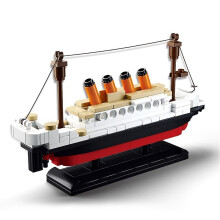 Titanic Cruise Ship Mini Model Building Blocks Kit Toys Micro Titanic Assembly Brick Toy Collectible Gift For Adults Kids
