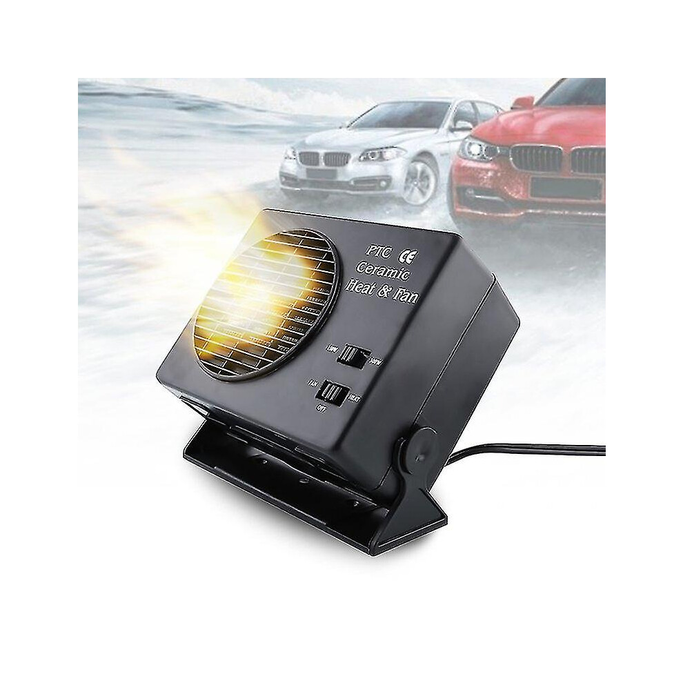 300w 12v Car Ceramic Heater Heating Defroster Windscreen Demister Hot Fan