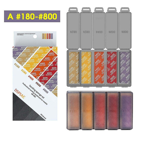 Dspiae Craft Tools Sanding Sponge Kit Model Sandpapers Set Uk 1
