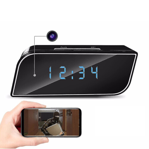 Hidden Camera Spy Camera Wireless Wifi Hidden Camera 1080p Clock Camera With Night Vision Motion Detection 2