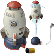 Splash Rocket Toys Rocket Launcher For Kids Outdoor Water Play Rocket Sprinklers Toy Water Pressure Rocket Water Blaster Rockets Summer Garden Lawns W