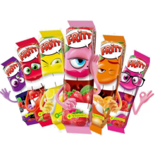 6 x FRITT Chewy Soft Candy Cherry Orange Lemon Berry Mix 70g 2.5oz