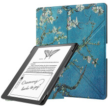 (Apricot blossom) For Kindle Scribe 10.2 Inch 2022 Release Multi-folding Stand Leather Cover
