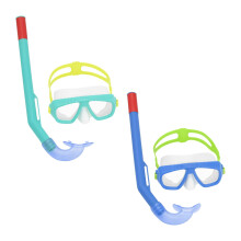 Tauchermaske - Bestway - 22074 - Gehärtetes Glas - Silikonschnalle - Mehrfarben