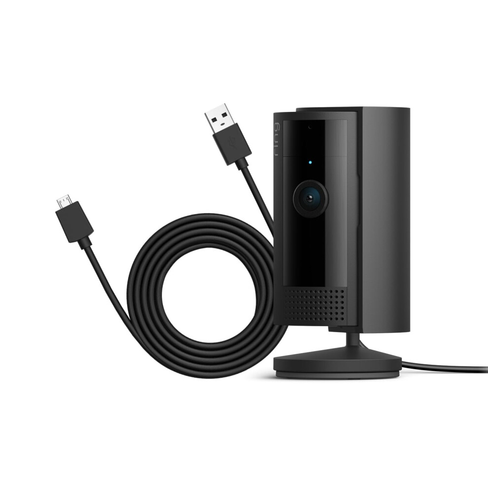 (1 Camera, Black) Ring Indoor Camera (2nd Gen) by Amazon | Plug-In Pet Security Camera