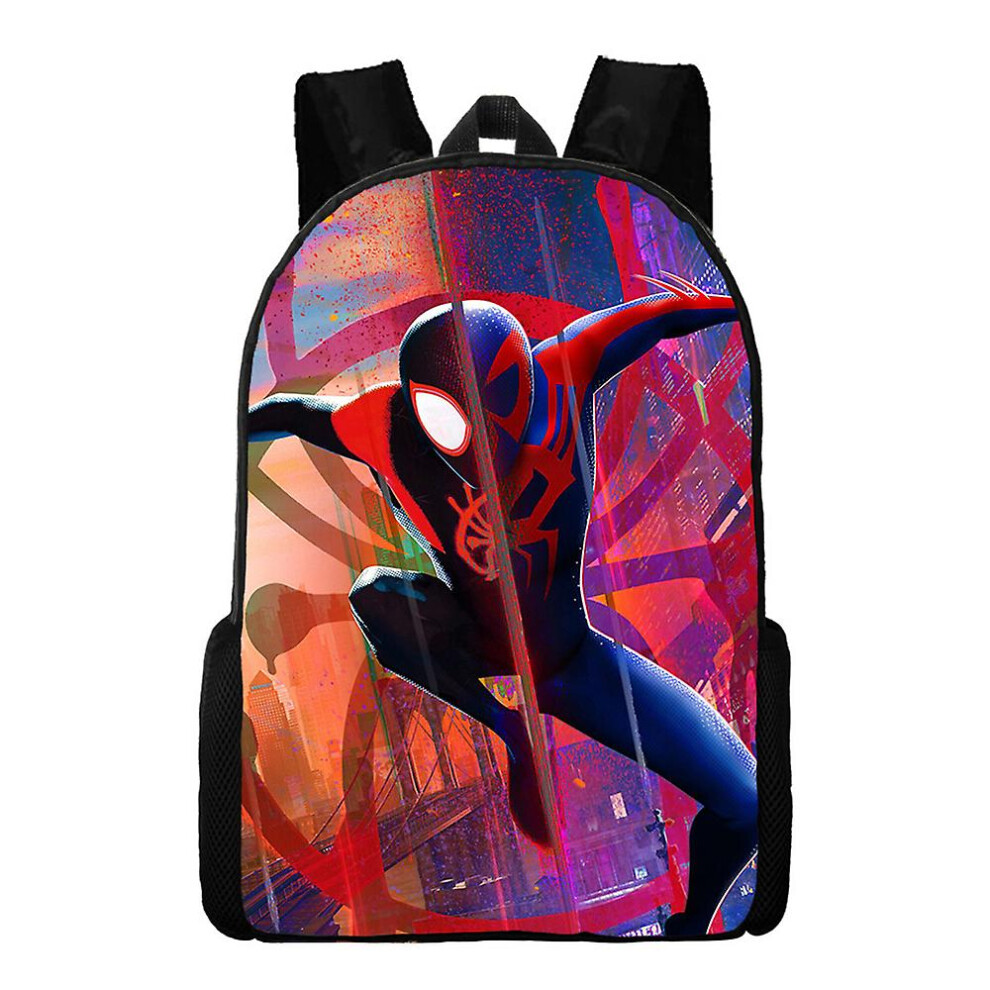 (5) Kids Backpack Superhero Spiderman School Book Bags Rucksack Travel Bags Gifts