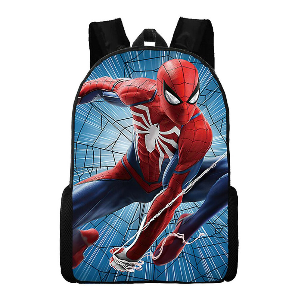(1) Kids Backpack Superhero Spiderman School Book Bags Rucksack Travel Bags Gifts
