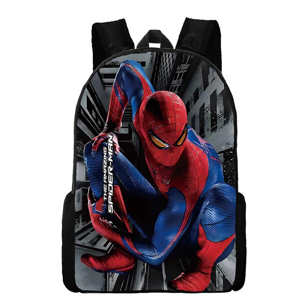 (2) Kids Backpack Superhero Spiderman School Book Bags Rucksack Travel Bags Gifts