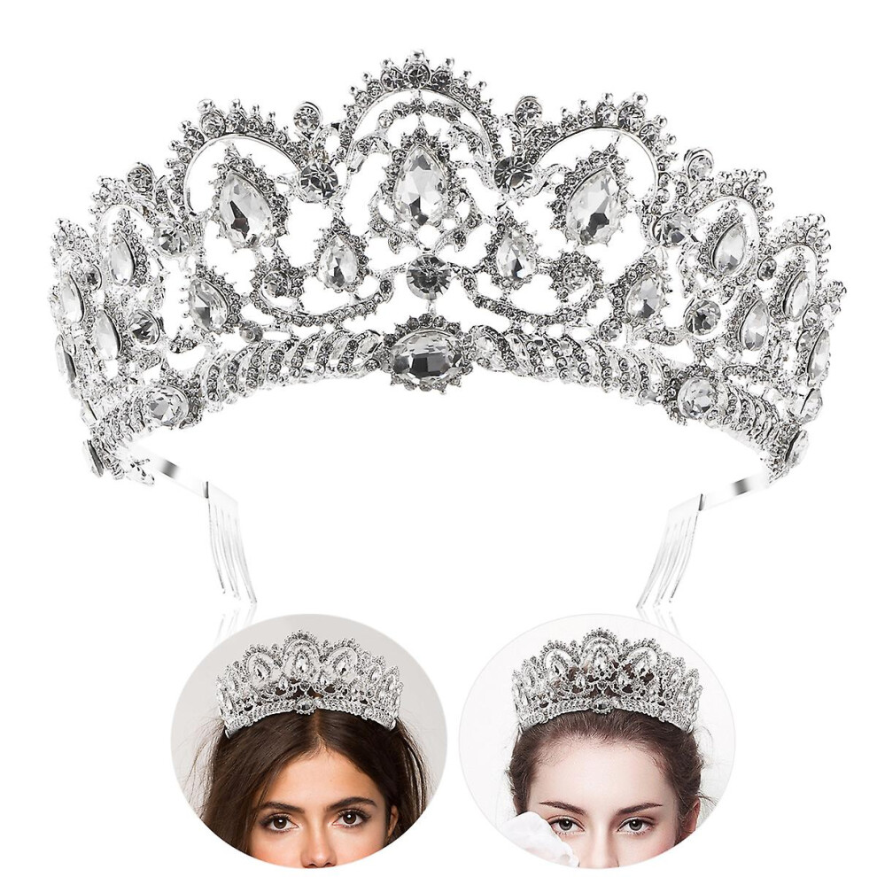 Hair Accessory Girls Crystal Tiara Women Wedding Fairy Dress Tiara Women Tiara Comb Jeweled Tiara