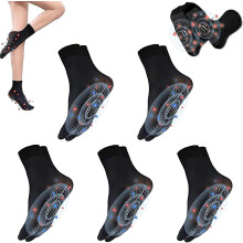 (Tourmaline Ionic Body Shaping Stretch Socks, Slimming Acupressure Self-heating Foot Massage Socks, Ion Shaping Elastic S) Tourmaline Ionic Body Shaping Stretch Socks, Slimming Acupressure Self-heating Foot Massage Socks, Ion Shaping Elastic Socks