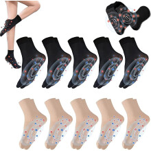 (Tourmaline Ionic Body Shaping Stretch Socks, Slimming Acupressure Self-heating Foot Massage Socks, Ion Shaping Elastic S) Tourmaline Ionic Body Shaping Stretch Socks, Slimming Acupressure Self-heating Foot Massage Socks, Ion Shaping Elastic Socks