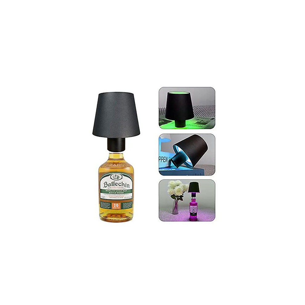Wine Bottle 5200Mah Ip54 Waterproof Rechargeable Led Table Lamp,Dimmable Bottle Lamp For Camping Restaurant Home Light