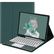 Galaxy Tab S6 Lite 10.4 Inch 2020 Model Sm-p610 Sm-p615 Keyboard Case With Touchpad Cute Round Key Color Keyboard Detachable Bluetooth Touch Keyboard