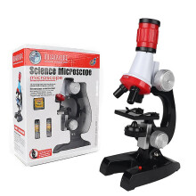 Mimigo Microscope Toys, Children's Microscope Science Kit, Beginner Microscope Kit, 100 Times, 400 Times And 1200 Times Magnification, Children, Boys,