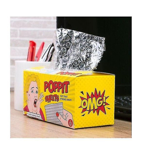 Quality Bubble Wrap Small Bubbles Sheets Box Stress Relief Toy 1