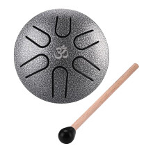 Buddha Stones Mini Steel Tongue Drum, Mini Handpan Drum, Worry-free Drum, Handpan Drum, For Kids Adults Education Entertainment Meditation Yoga Zen Gi