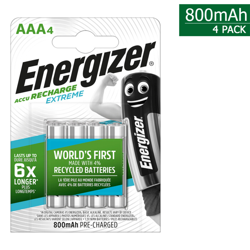 (AAA (800 mAH)) Energizer AA 2000mAh AAA 500 700 800mAh Rechargeable Batteries 1.2v HR6 Battery