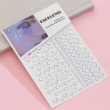 Rhinestone Eye Stickers Glue Eyebrow Forehead Pearl Patch Facial Acrylic Decoration Stickers