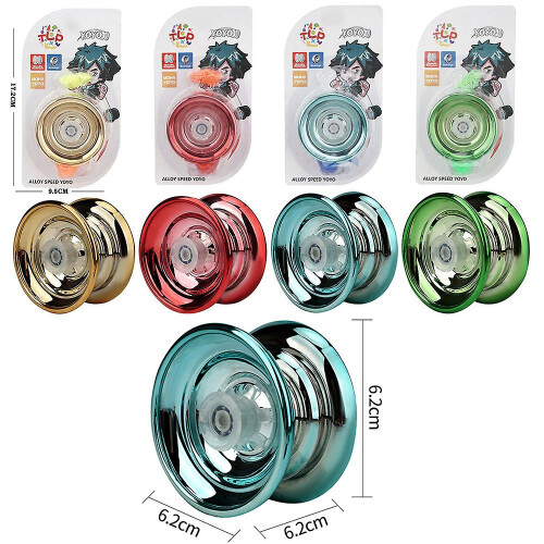 (Red) Professional Unresponsive Yoyo, Alloy Yoyo, With Ring   Yoyo Strings 1