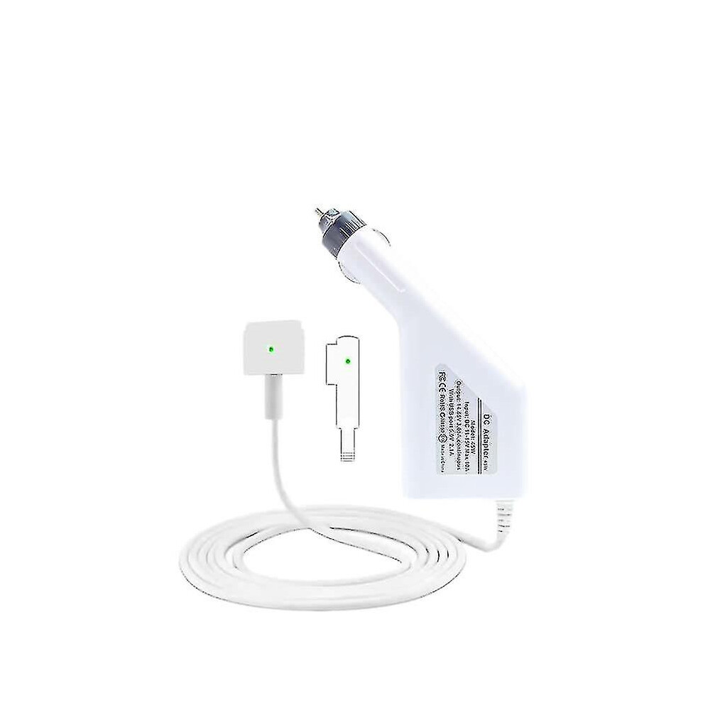 85W 5 Pin T Style Magsafe 2 Car Charger For Macbook A1398 9033322696201