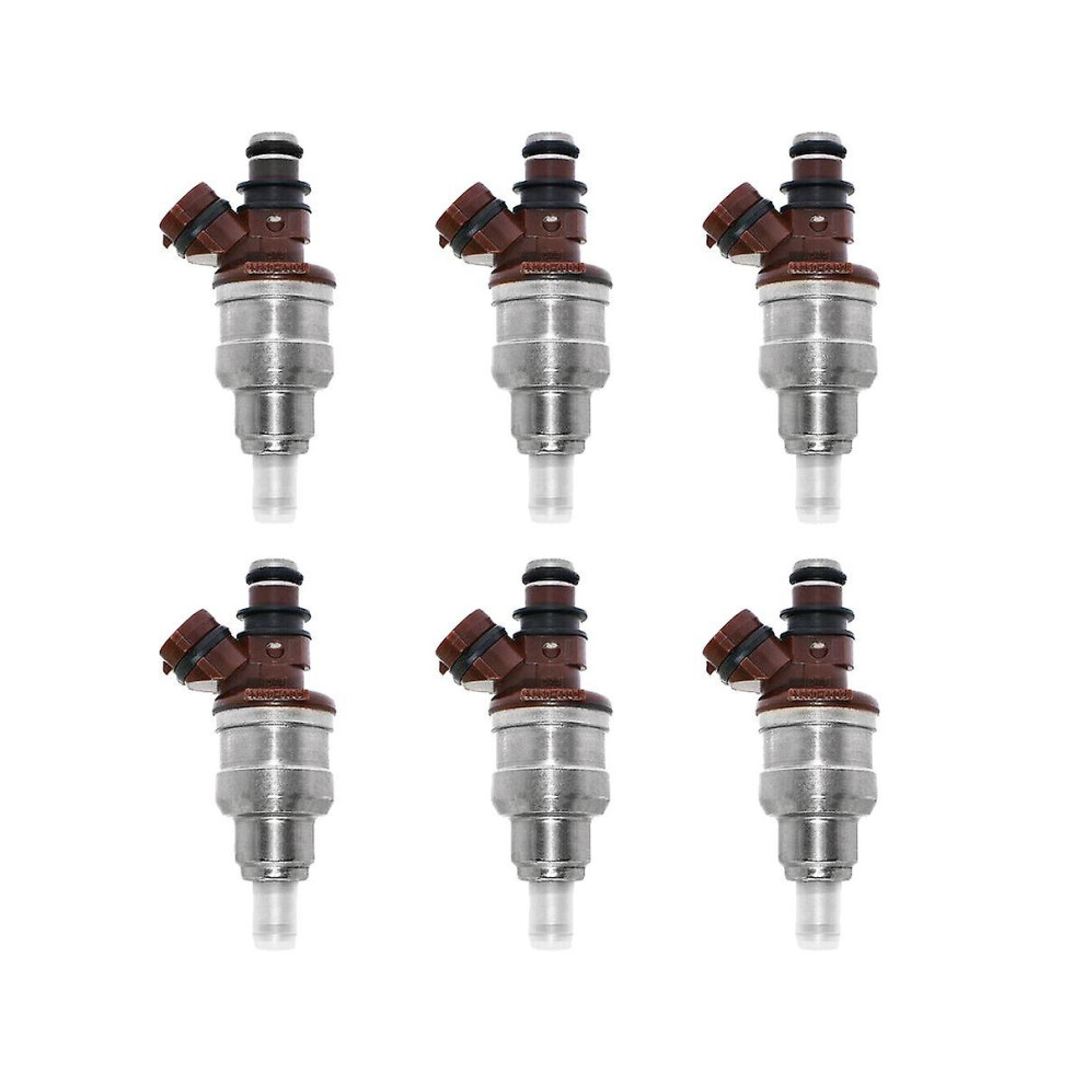 Set(6) Fuel Injectors For 1989-1995 4runner Pickup T100 3vze 3.0l V6 23250-65020 23209-65020