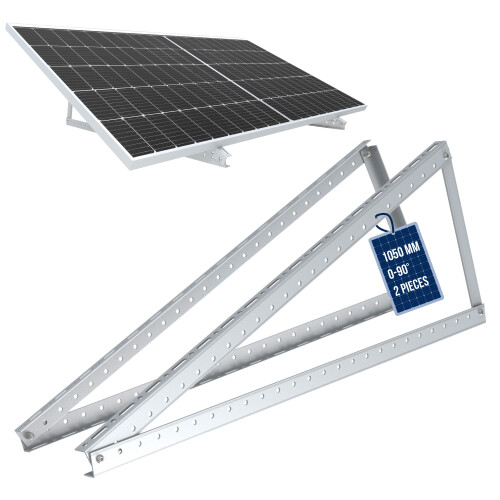 NuaSol Bracket for solar panel elevation up to 105 cm flat roof PV solar module
