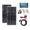 Lowenergie 200w Mono Solar Panel Battery Charging Kit Controller Cables & Mounting Brackets 1
