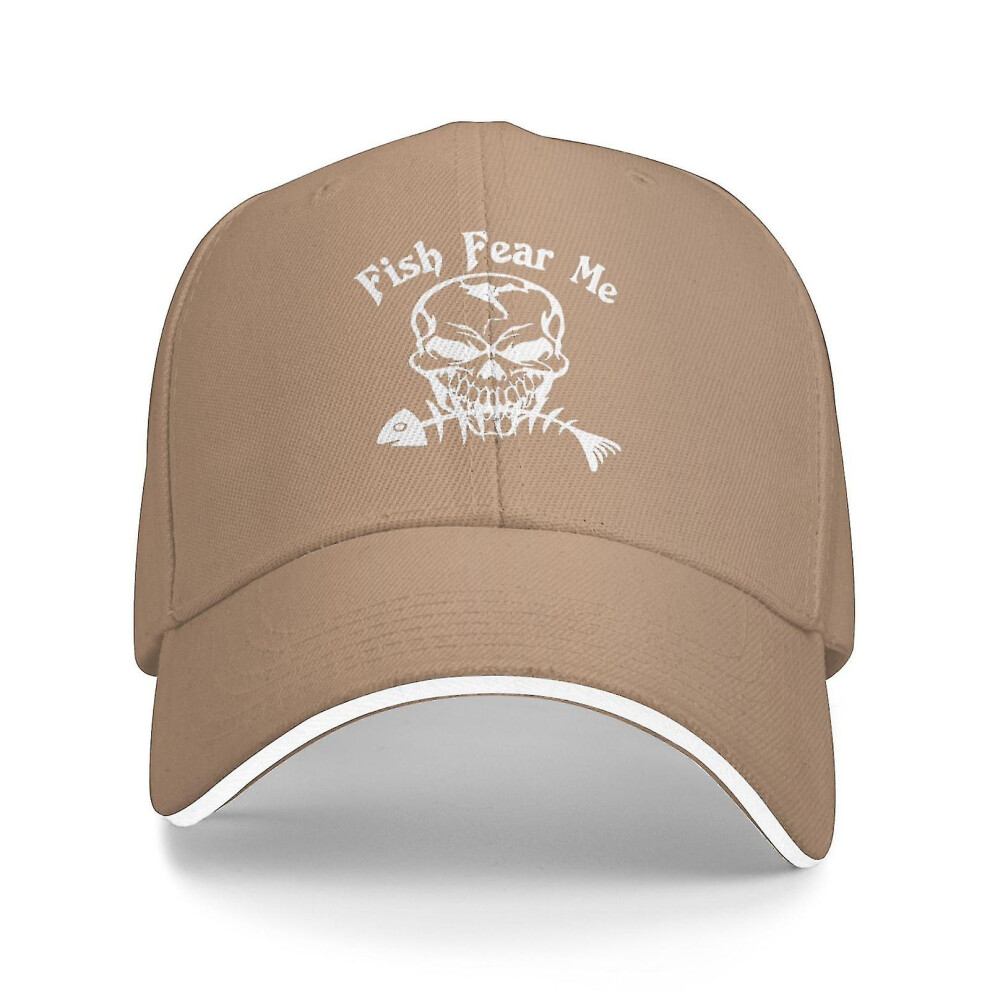 (fish 36) Women Want Me Fish Fear Me Washed Baseball Cap Trucker Hat Adult Unisex Adjustable Dad Hat Summer Breathable Stretch Hats