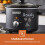 GEEPAS (2.5 L) Geepas Slow Cooker 3 Temperature Settings, Black 7
