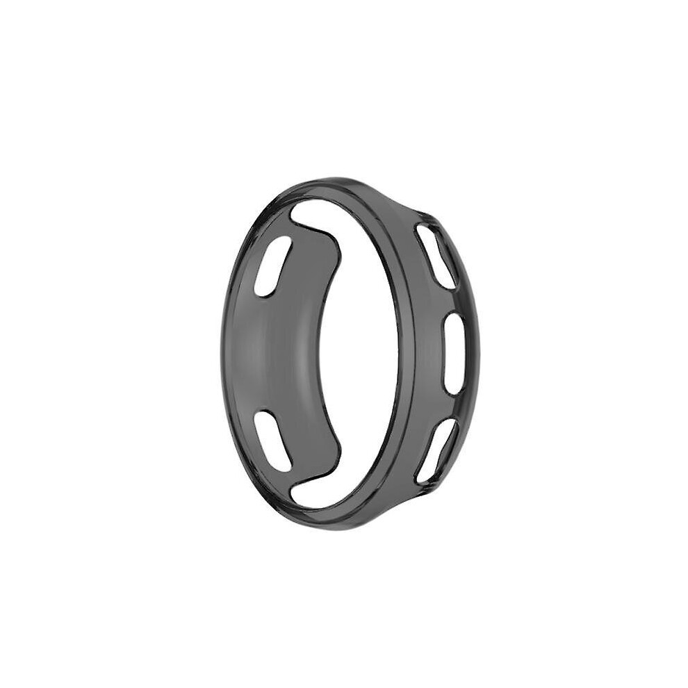( Protect Case) Watch Protective Case Transparent Tpu Half-Clad Shell Spare Part For Polar Vantage V/V2 Soft Touch Watch Protection For Polar Black