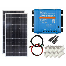 Victron 200w Mono Solar Panel Kit charging MPPT Smart Controller Battery Z-Mount