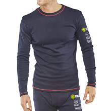 BEESWIFT ARC COMPLIANT UNDER GARMENT T-SHIRT NAVY BLUE 4XL