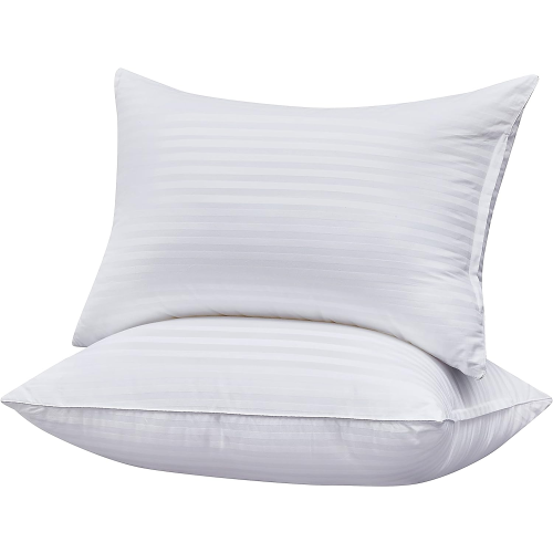 Ultra Soft Pillows Memory Foam Stripe Bounce Back 1