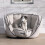 Bunty (X-Large, Capri Oatmeal) Bunty Oyster Dog Bed | Extra Plush Base and High Walls 3