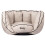 Bunty (X-Large, Capri Oatmeal) Bunty Oyster Dog Bed | Extra Plush Base and High Walls 4