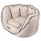 Bunty (X-Large, Capri Oatmeal) Bunty Oyster Dog Bed | Extra Plush Base and High Walls 6