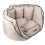 Bunty (X-Large, Capri Oatmeal) Bunty Oyster Dog Bed | Extra Plush Base and High Walls 8