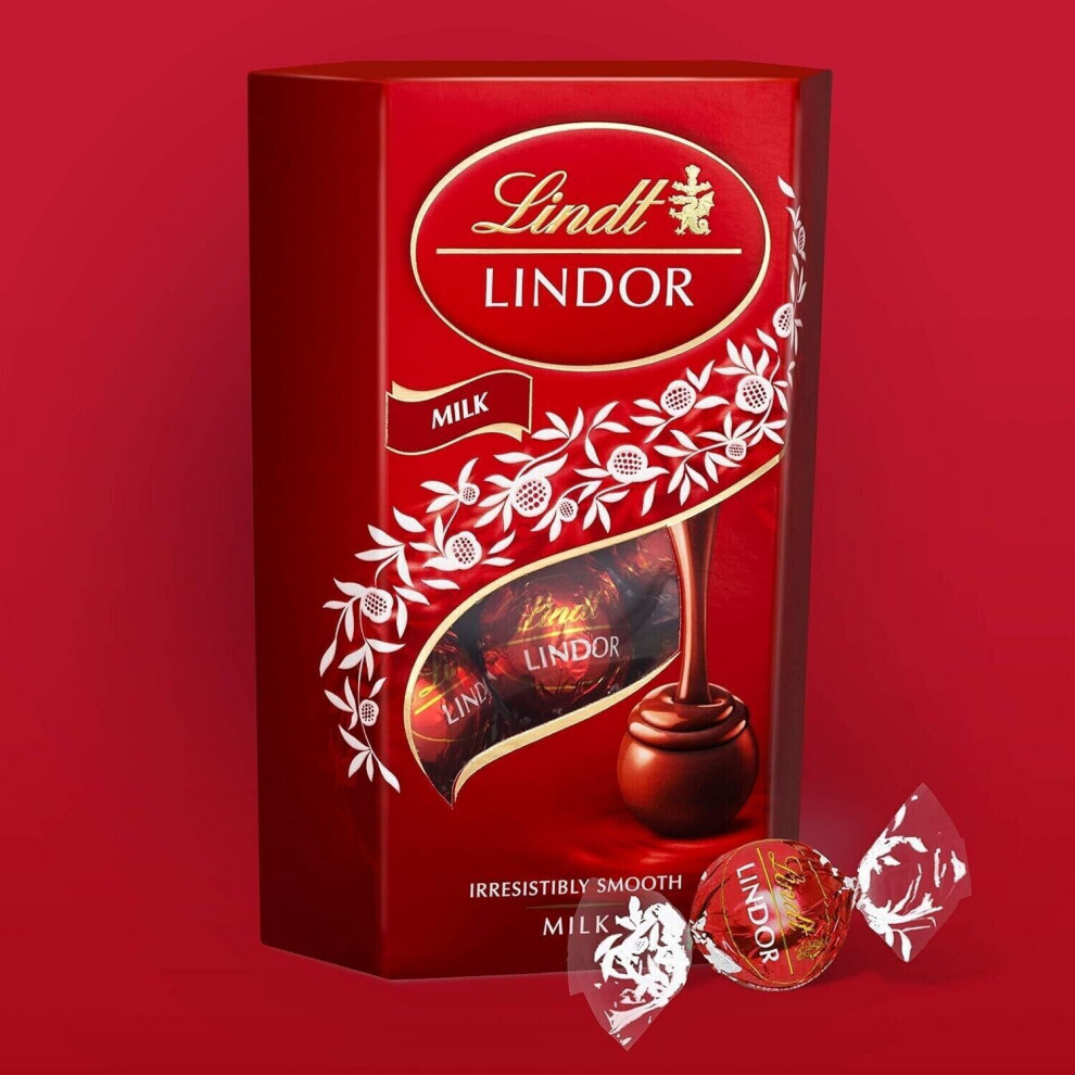 Lindt Lindor Milk Chocolate Truffles Box 200g