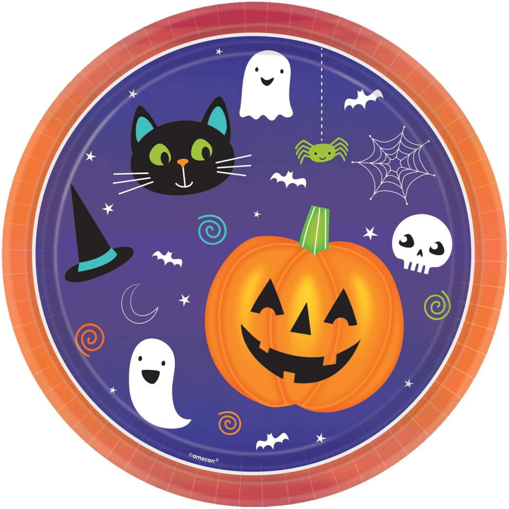 Hallo-ween Friends Paper Plates - 8pk