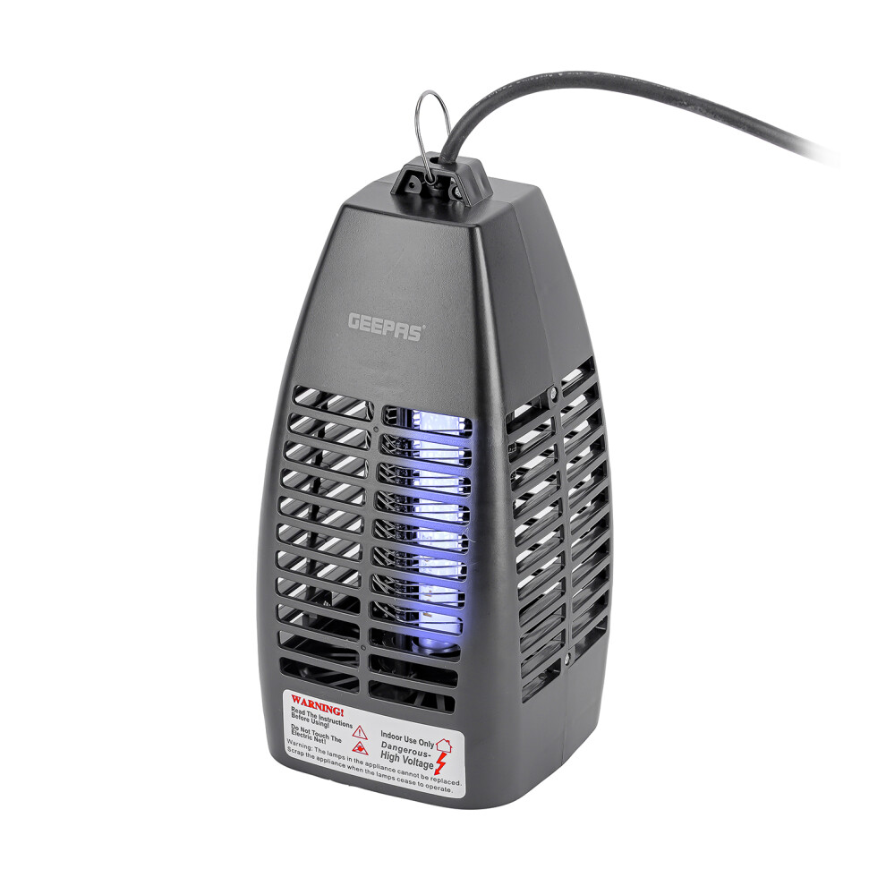 Geepas 4W Electric Mosquito Bug Zapper, Uv Fly Killer Indoor Use Light