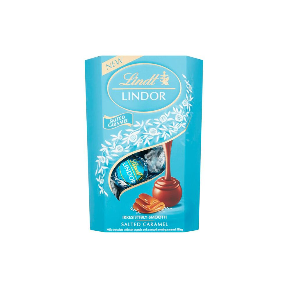 Lindt LINDOR Salted Caramel Chocolate Truffles Box 600g