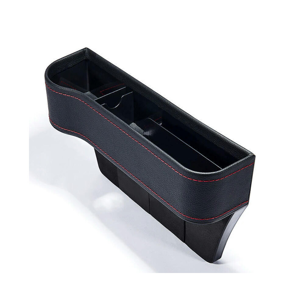 (left) Car Seat Storage Box organizer Universal Card Phone Holder Pocket Gap Slit Catcher 1Pc